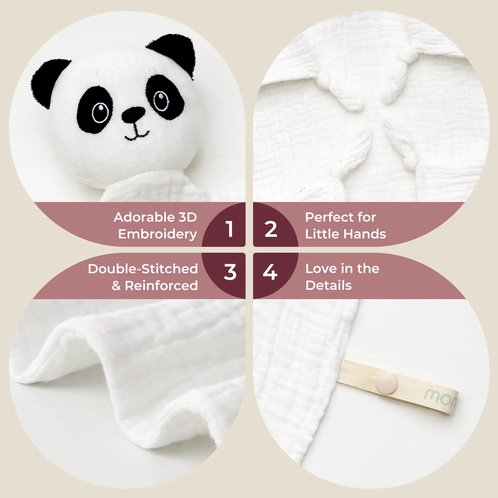 MOMCOZY CORALE VLEECE HOODED BADE TEIL - Image 10