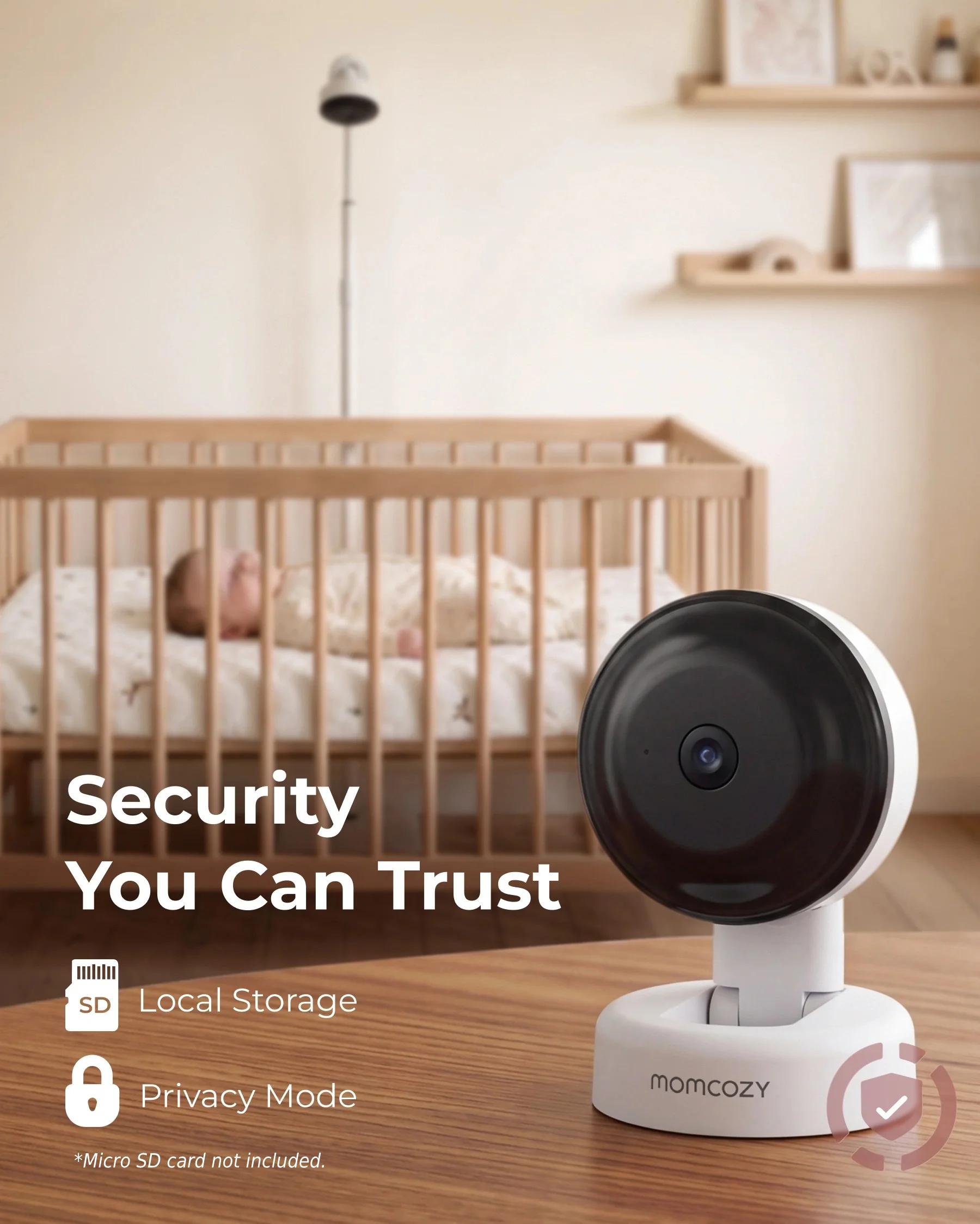 Momcozy Contact-Free Smart Baby Monitor (BM08) - Image 6