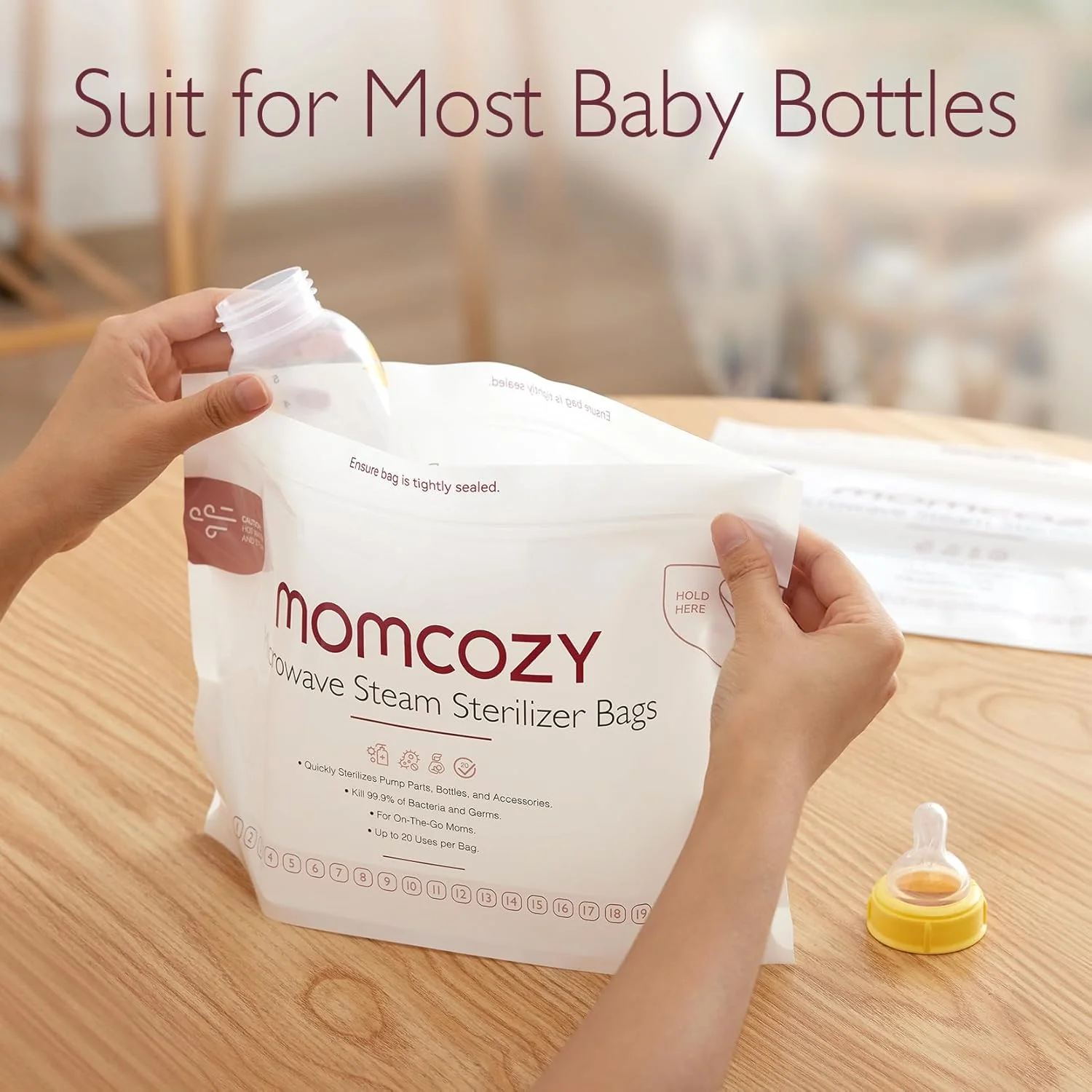 Momcozy Mikrowellendampfsterilizer -Taschen - Image 4