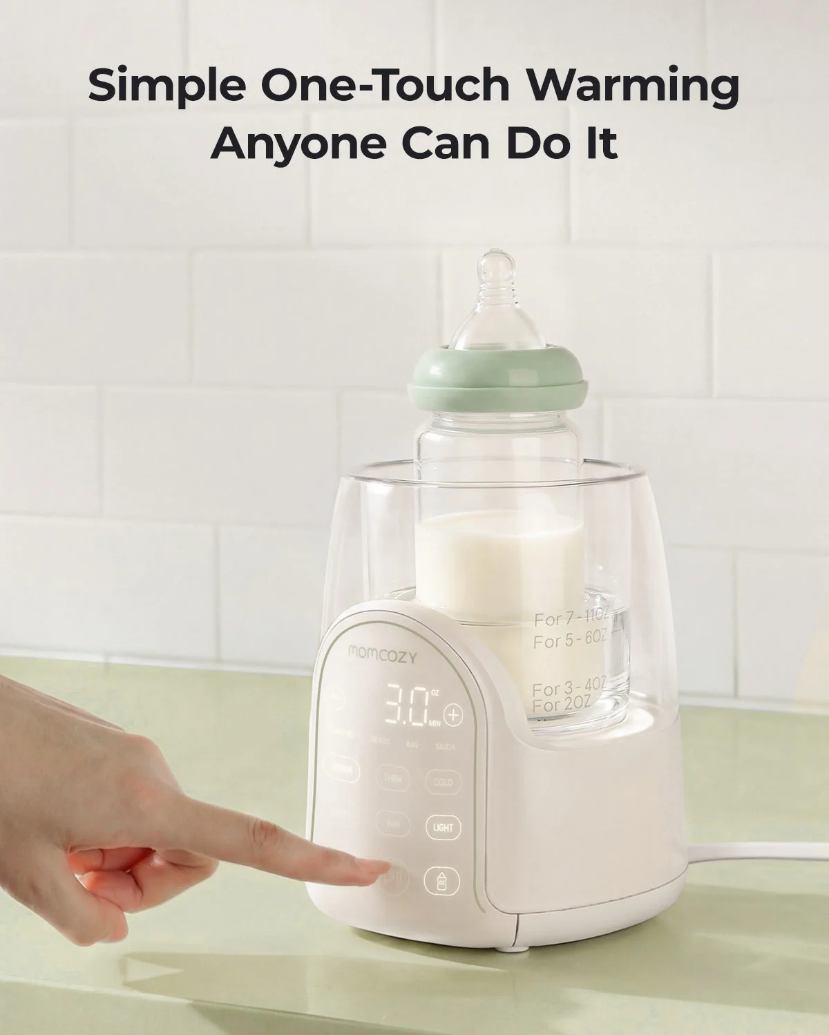 Momcozy NightPro Baby Bottle Warmer - Night Feeding - Image 6